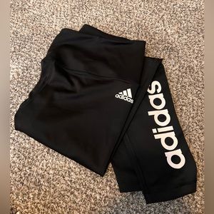 Woman’s Adidas high-waisted logo leggings